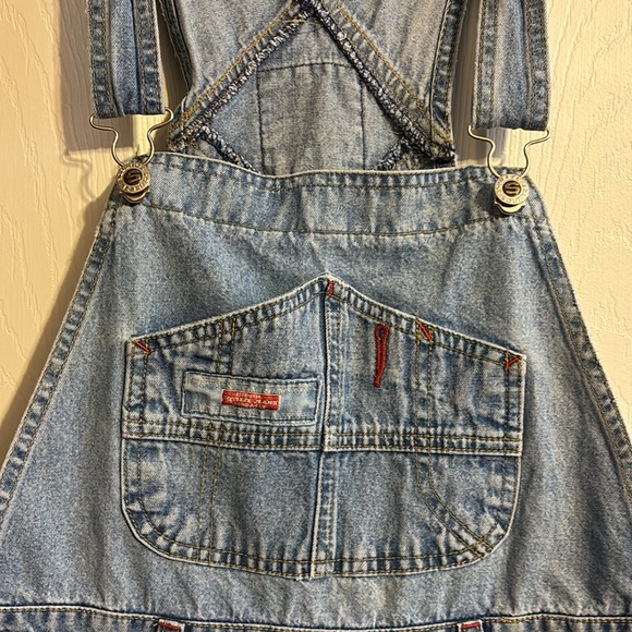 VINTAGE Denim Skortall - Picture 2 of 8